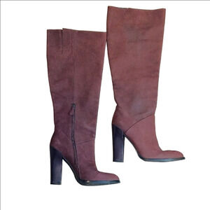 Boutique 9 Brown Suede Heeled Boots